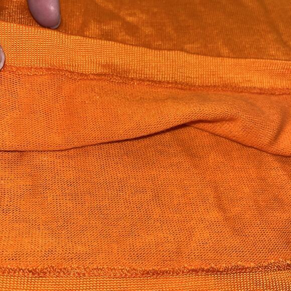 Vintage 70s 1979 Denver Broncos Orange Power Knit Shirt Made In USA - Picture 7 of 7